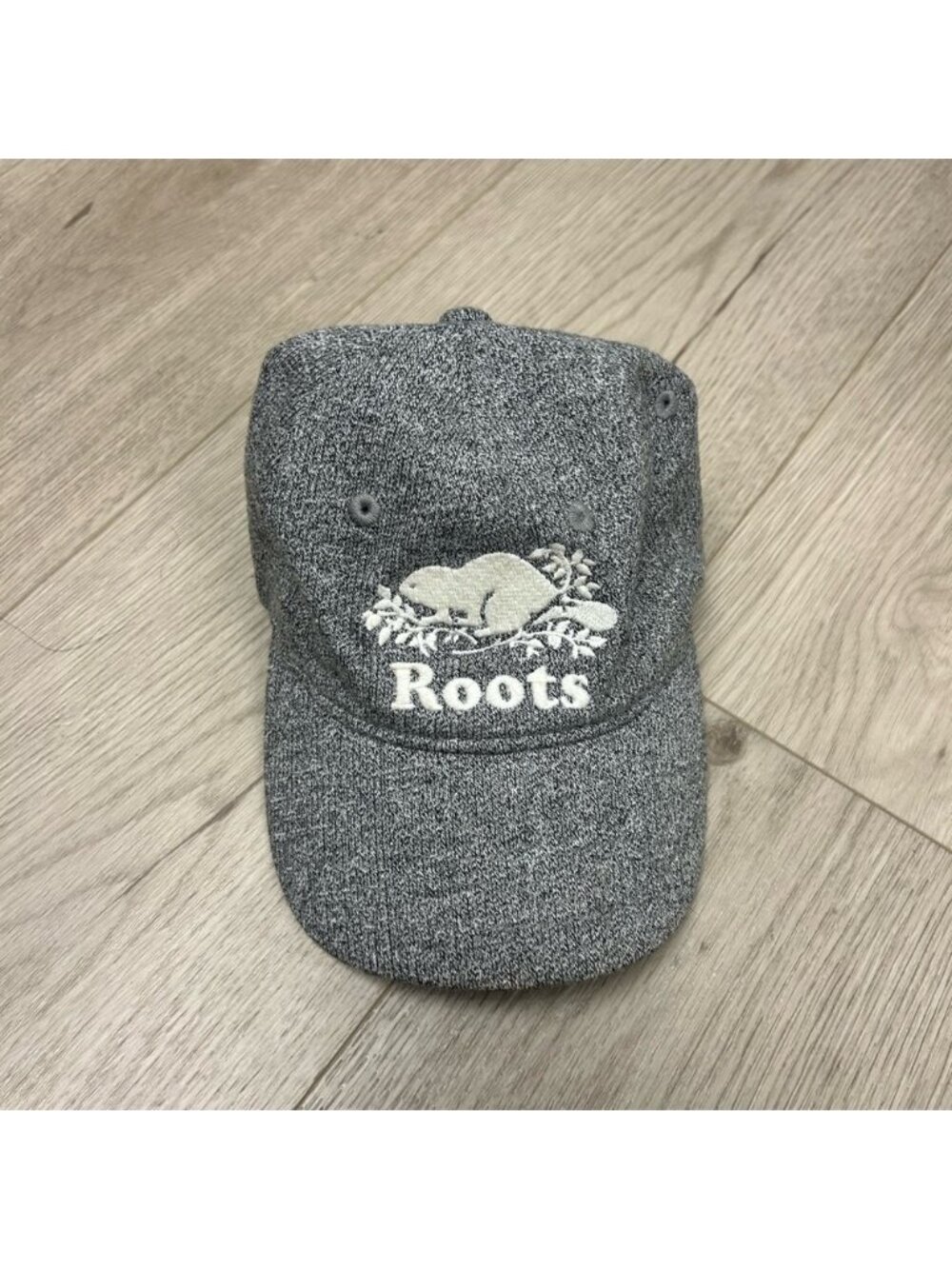 Roots Salt & Pepper Baby Baseball Hat